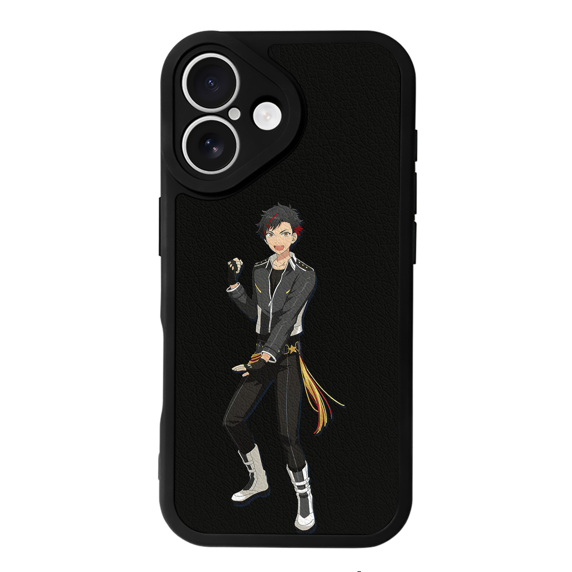 （画像用） あんさんぶるスターズ! Ensemble Stars 【iPhone 16シリーズ対応】シリコンスマホケース（レザー調） 材質：シリコン